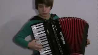 A Night Like This  Caro Emerald  Accordion Cover by Stefan Bauer [upl. by Zaneski620]