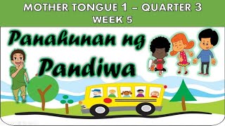 MOTHER TONGUE  QUARTER 3 WEEK 5  PANAHUNAN NG PANDIWA  TEACHER MHARIE [upl. by Mcclain]