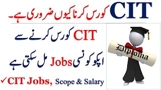 What is CIT Course  CIT Course Jobs Salary  CIT Course Keya Hota Hai [upl. by Notgnirrab]