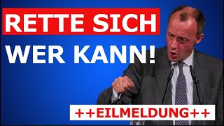 Rette sich wer kann Friedrich Merz redet Klartext [upl. by Annaear678]