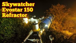 Amazing Skywatcher Evostar 150mm Refractor Telescope [upl. by Trabue]