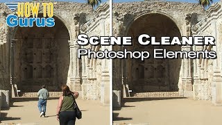 How You Can Use the Photoshop Elements Scene Cleaner to Remove People from Photo [upl. by Conchita]