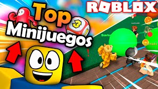 TOP JUEGOS de MINIJUEGOS en ROBLOX 🧨✨  TOP 5 ROBLOX [upl. by Ednalrym]