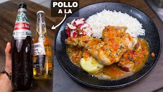 POLLO a la CERVEZA Fácil y Económico  Abelca [upl. by Willumsen]