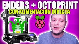 OCTOPRINT con alimentación directa para ENDER 3  Raspberry Pi [upl. by Sybil]