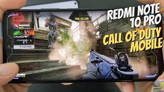 Xiaomi Redmi Note 10 Pro test game Call of Duty Mobile  FPS Temperature Battery Drain Test [upl. by Kashden]