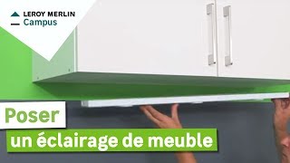 Comment poser un éclairage de meuble haut  Leroy Merlin [upl. by Lucien]