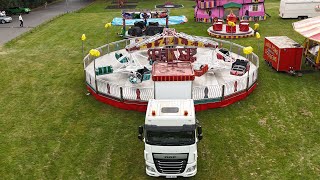 Yaxley Funfair Photos From Above Taken Using A DJI Mini 4 Pro 070824 [upl. by Yntrok312]