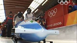 Bobsleigh  Mens TwoMan  Germany  Turin 2006 Winter Olympic Games [upl. by Ever]