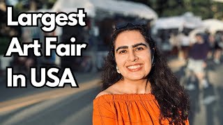 Largest Art Fair in USA  Ann Arbor Art Fair 2024 🎨✨  Highlights and MustSee Exhibits [upl. by Aehsa]