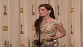 CNN Sandra Bullock wins Oscar for best actress in awe of this [upl. by Nasia]