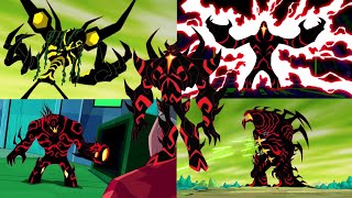 Todas las Formas de Malware  Ben 10 Omniverse Español latino [upl. by Ladnor]