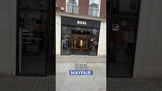 London Mayfair Luxury Mayfair London LuxuryShopping MayfairLondon Boss yslbeauty [upl. by Enelcaj]