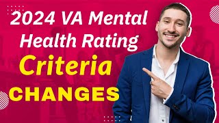 2024 VA Disability Updates What’s Changing for Mental Health Ratings [upl. by Onifur]