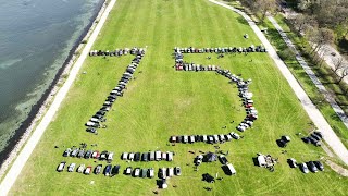 Land Rover 75th Anniversary celebration in Denmark  World Land Rover Day [upl. by Ynhoj81]