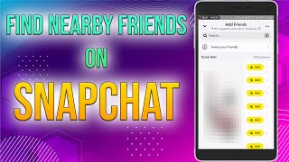 How to Find Nearby Friends on Snapchat 2024 Tutorial [upl. by Hax]