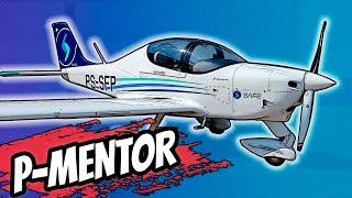 O avião PERFEITO para instrução Voei o PMentor da voesafe [upl. by Arretal]