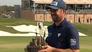 Corey Conners talks winning second Valero Texas Open title [upl. by Elbring]