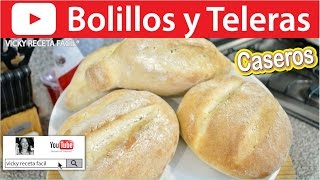 Cómo hacer bolillos caseros pan frances [upl. by Wright91]