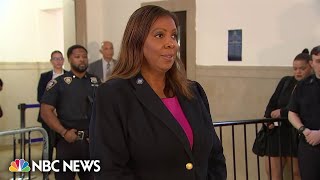 Letitia James slames Trump’s comments on civil fraud trial [upl. by Guinna]