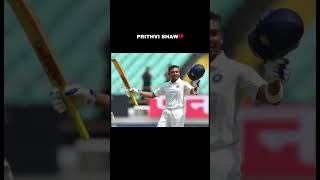 prithvi shaw downfall💔 prithvishaw prithvishawbatting [upl. by Ardnuaek]