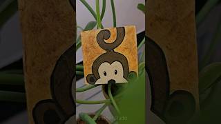 Monkey Painting  shorts shortsfeed youtubeshorts monkey painting [upl. by Richel]