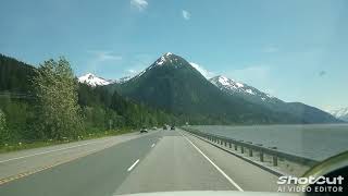 Driving The Scenic Seward Highway Wide View amp Extended [upl. by Reace]