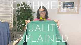 How can you tell the quality of cashmere  Second Hand Cashmere  Nearly New Cashmere [upl. by Attirb]