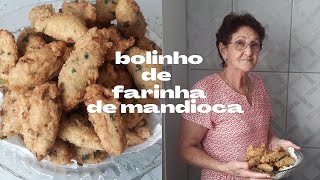 RECEITA BOLINHO DE FARINHA DE MANDIOCA  Maria Guedes [upl. by Wini607]