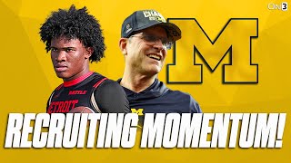 Can Michigan FLIP QB Bryce Underwood After Wolverines Championship  Jim Harbaugh Recruiting [upl. by Adorl]