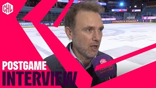 Postgame Interviews Lahti Pelicans vs Rouen Dragons [upl. by Ettelorahc386]