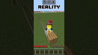 Minecraft rails reality shortsminecraftrealitytravelproof [upl. by Benoit]