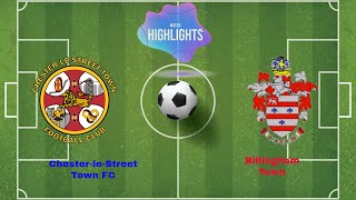 ChesterleStreet Town FC v Billingham Town EBAC Northern League Div 2 [upl. by Ronica]