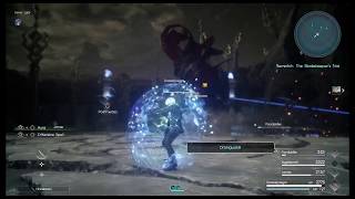 FFXV Comrades Rematch the Bladekeepers Trial Bahamut full power boss fight [upl. by Birkett]