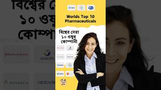 পৃথিবী সেরা ১০ ওষুধ কোম্পানী world top pharma medicine trending foryou bd sell cap market [upl. by Nonnaihr363]