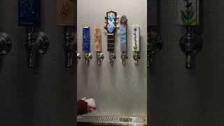 Some tap handles at Growler Bay Brewing food brewer brewed brewmaster taproom brewcrew brew [upl. by Odlanra]