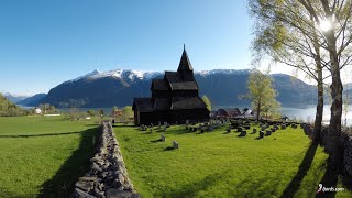 FJORDS NORWAY  Spring by the Lustrafjord [upl. by Bahner]