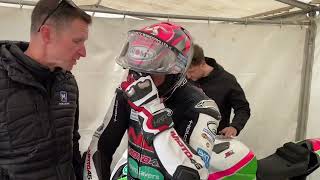 Isle of Man TT Races 2022  Day 2 of Practice Week with Gary Johnson Racing [upl. by Kerwin]