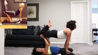 EXTREME YOGA CHALLENGE GONE WRONG Ft Sophina The Diva [upl. by Yolanthe]