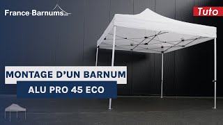 Comment monter un barnum 3x3 Alu Pro 45 Eco   France Barnums [upl. by Stoat566]