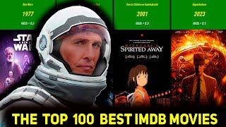 The Top 100 Best IMDb Movies  Get Ready to Be Blown Away [upl. by Wrightson49]