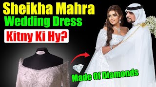 Sheikha Mahra Diamond Wedding Dress Price Revealed Made Of Diamonds [upl. by Wehttam]