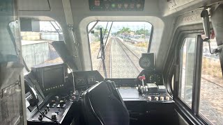 Riding Metrolink with Cab Views Covina to San Bernardino Depot 6132022 [upl. by Huai175]