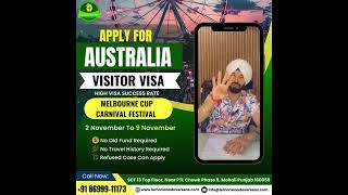 🎉Best Time to Apply For Australia Tourist Visa  Dont miss the Melbourne Cup Carnival Festival [upl. by Gona]