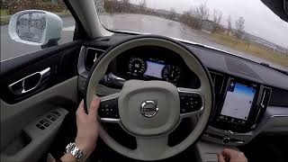 2019 Volvo XC60 T5 AWD 60 FPS POV drive test drive acceleration [upl. by Boylan]