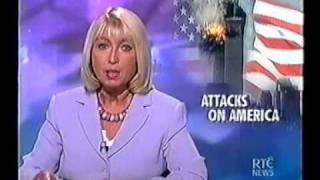 Irelands RTE News Live Coverage of September 11th 2001 Attacks [upl. by Bing]