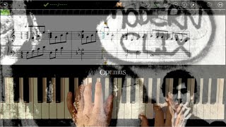 Ojos de videotape  Piano  Partitura [upl. by Aicelef]