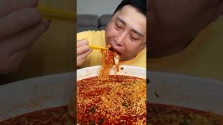 ASMR EXTREME SPICY NOODLES amp KIMCHI MUKBANG [upl. by Ahsinuq]