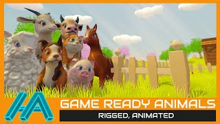 Petopia  Game ready rigged and animated cartoon animals [upl. by Kraska824]