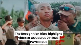 The Recognition Rites highlight video of COCBC CL 012023 quotPAYONIRUSquot [upl. by Elades94]